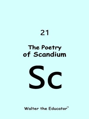 cover image of The Poetry of Scandium